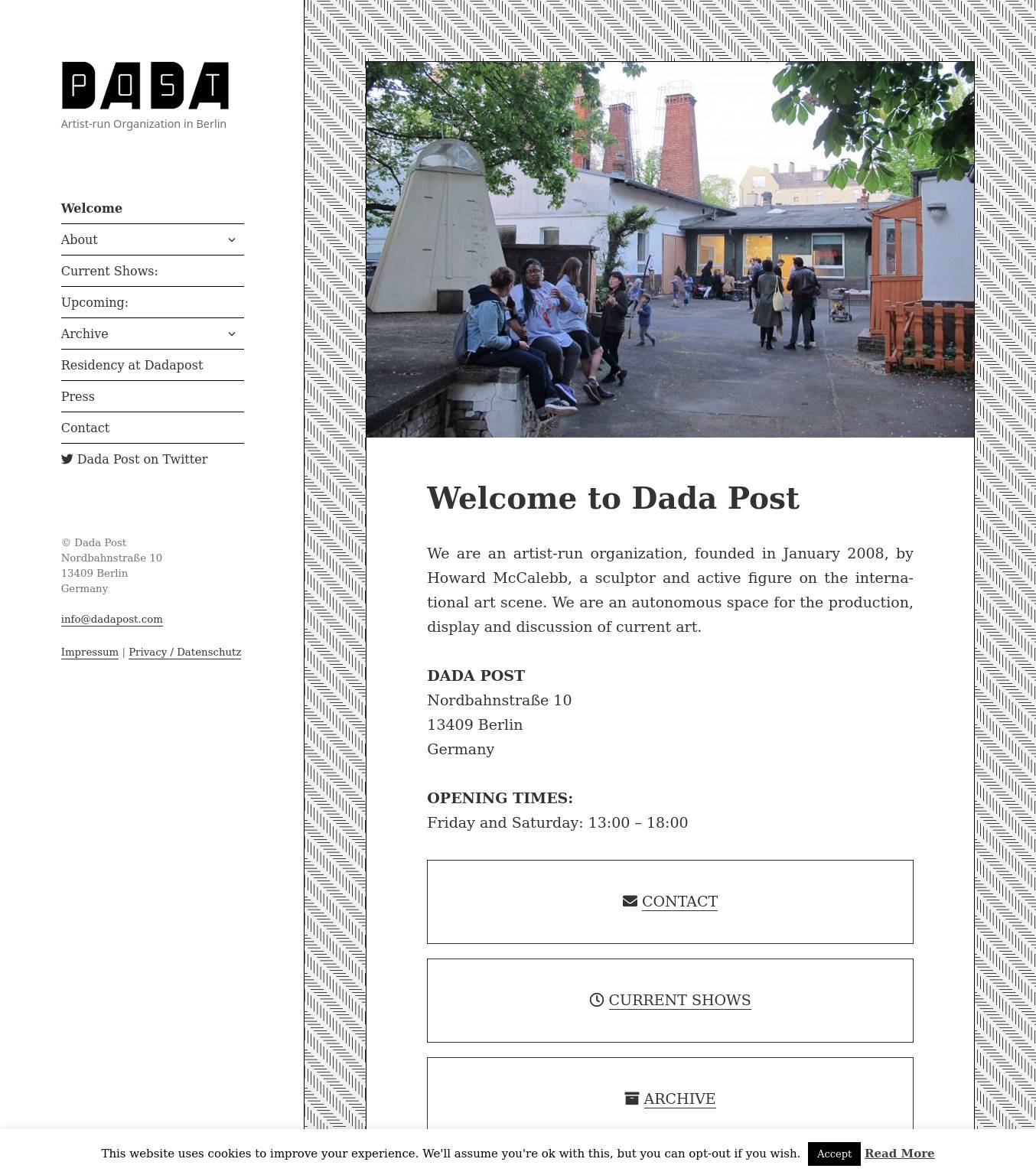 Large screenshot of Dada Post