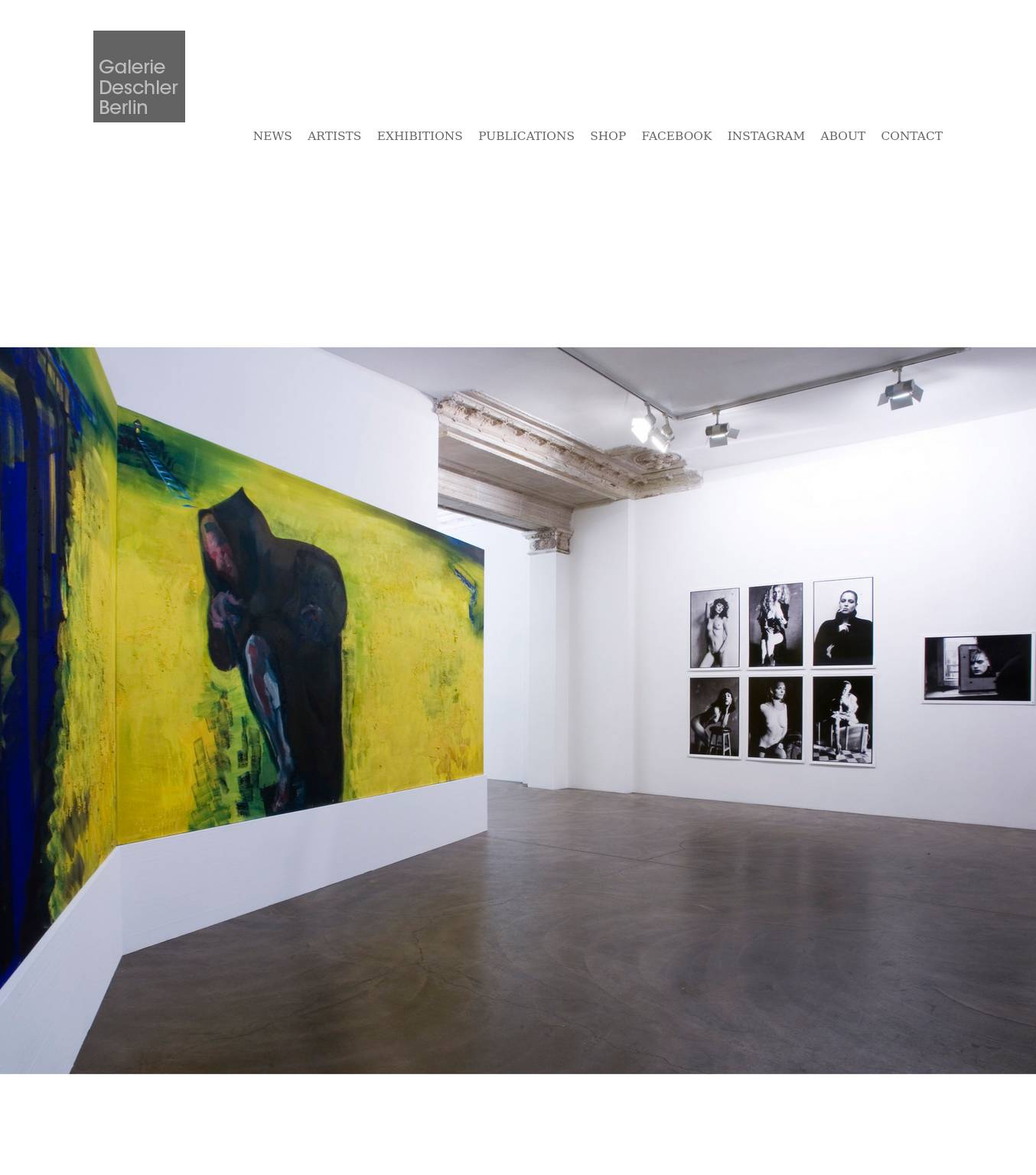 Large screenshot of Galerie Deschler