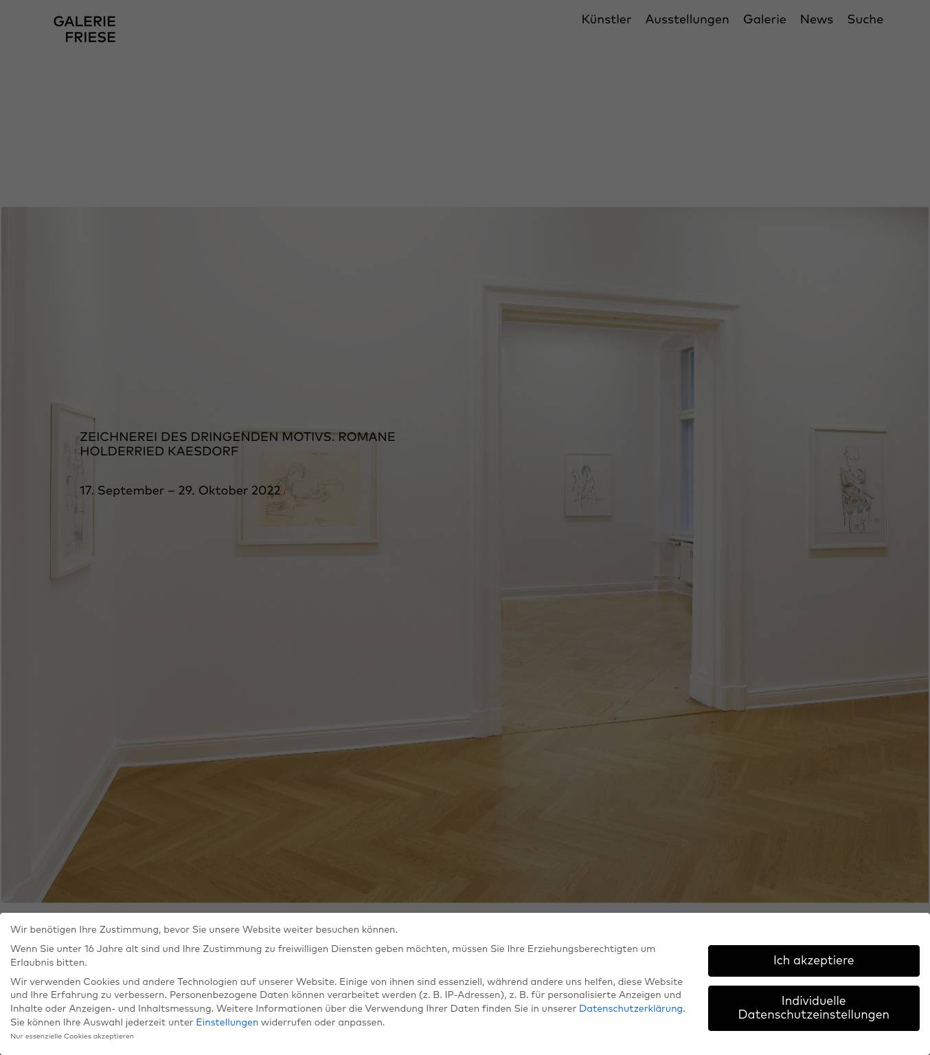 Large screenshot of Klaus Gerrit Friese Gallery