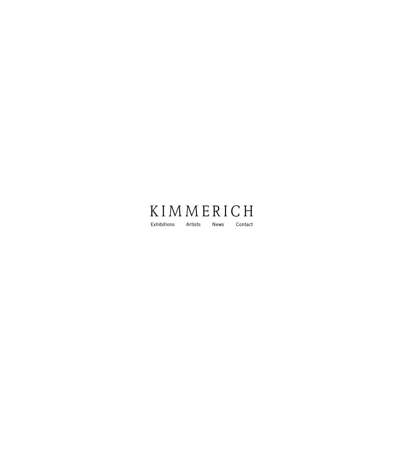 Large screenshot of Kimmerich Galerie GmbH
